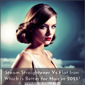 steam straightener vs flat iron