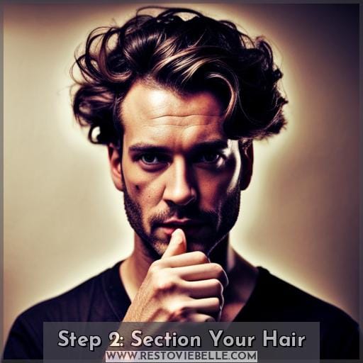 Step 2: Section Your Hair