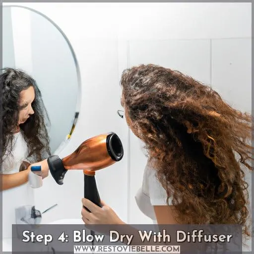 Step 4: Blow Dry With Diffuser