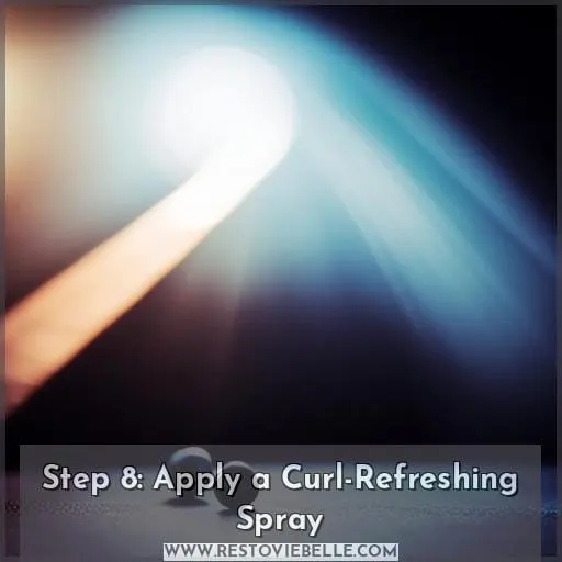 Step 8: Apply a Curl-Refreshing Spray
