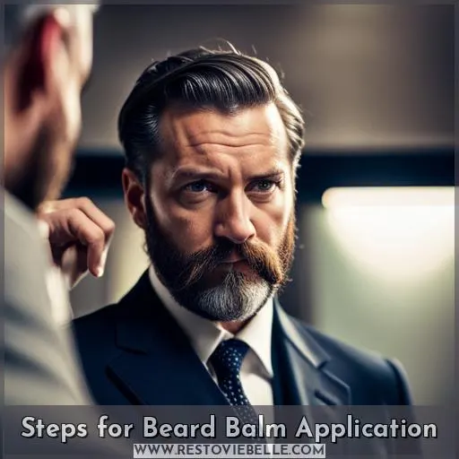 Steps for Beard Balm Application