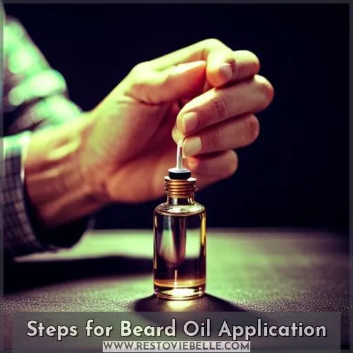 Steps for Beard Oil Application