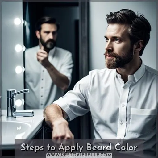 Steps to Apply Beard Color