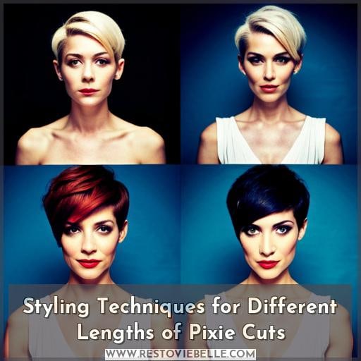Styling Techniques for Different Lengths of Pixie Cuts