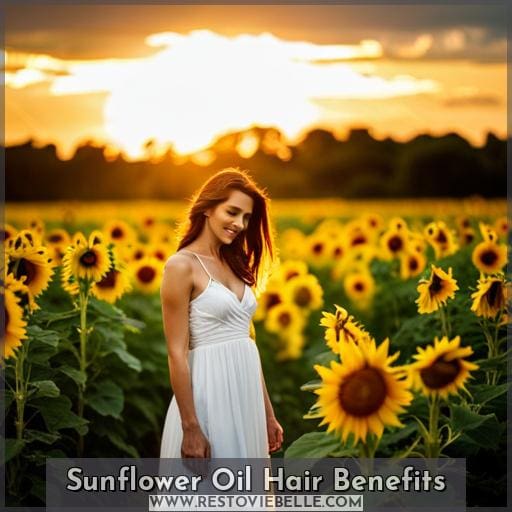 Sunflower Oil Hair Benefits