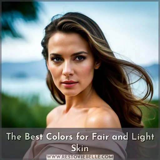 The Best Colors for Fair and Light Skin