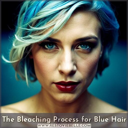 The Bleaching Process for Blue Hair