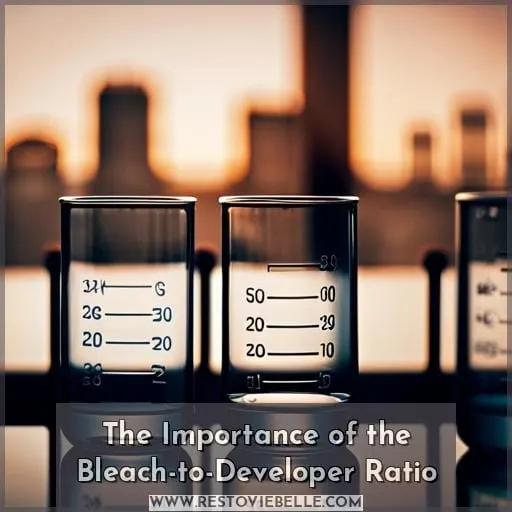 The Importance of the Bleach-to-Developer Ratio