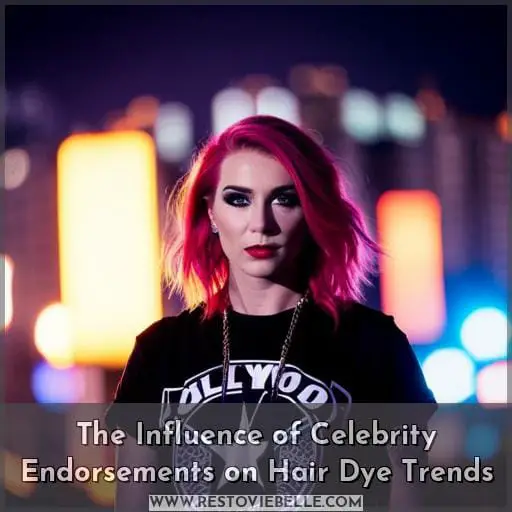 The Influence of Celebrity Endorsements on Hair Dye Trends