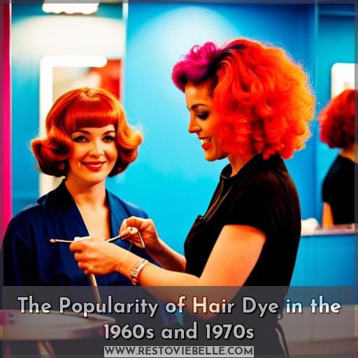 The Popularity of Hair Dye in the 1960s and 1970s