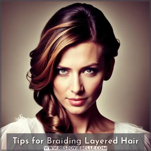 Tips for Braiding Layered Hair