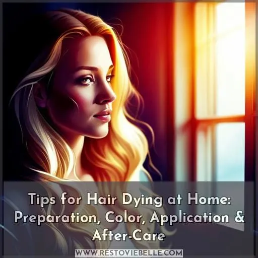 tips for hair dying at home