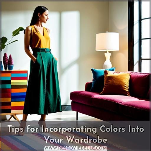 Tips for Incorporating Colors Into Your Wardrobe