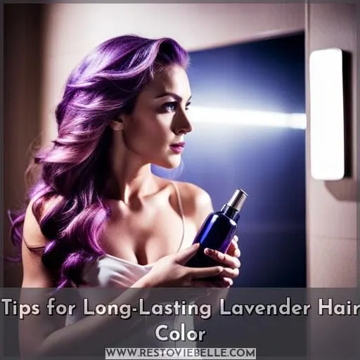 Tips for Long-Lasting Lavender Hair Color