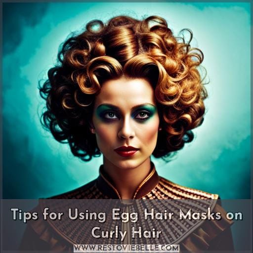 Tips for Using Egg Hair Masks on Curly Hair