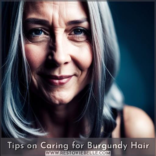 Tips on Caring for Burgundy Hair