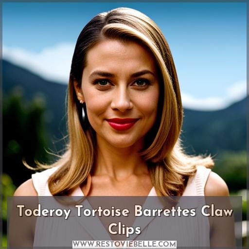 Toderoy Tortoise Barrettes Claw Clips
