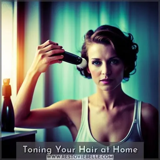 Toning Your Hair at Home