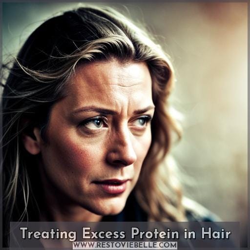 Treating Excess Protein in Hair