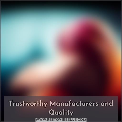 Trustworthy Manufacturers and Quality