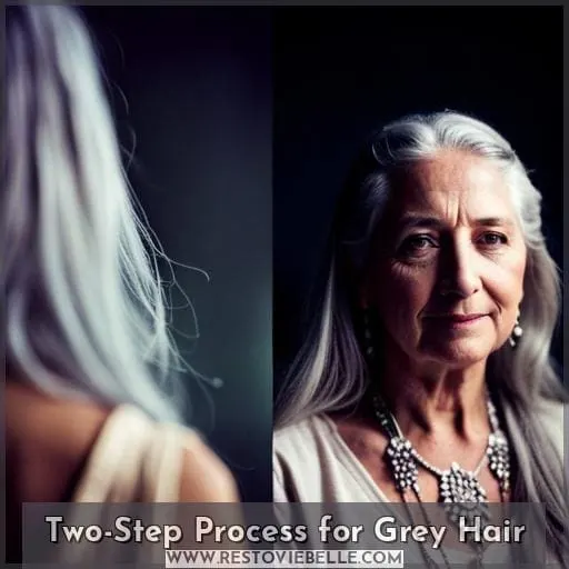 Two-Step Process for Grey Hair