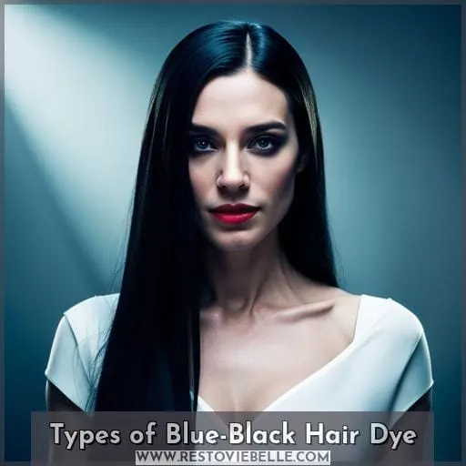 Types of Blue-Black Hair Dye