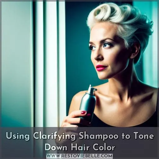 Using Clarifying Shampoo to Tone Down Hair Color