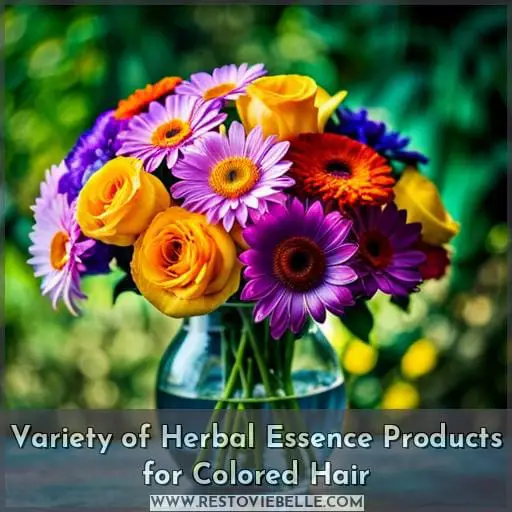 Variety of Herbal Essence Products for Colored Hair