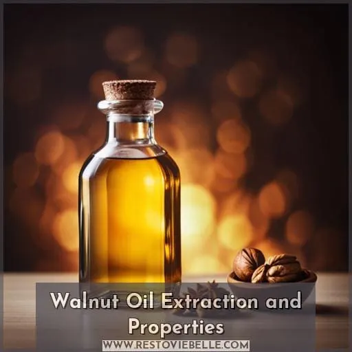 Walnut Oil Extraction and Properties