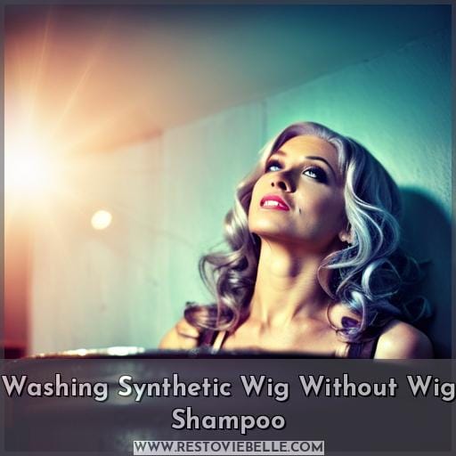 Washing Synthetic Wig Without Wig Shampoo