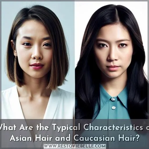 What Are the Typical Characteristics of Asian Hair and Caucasian Hair