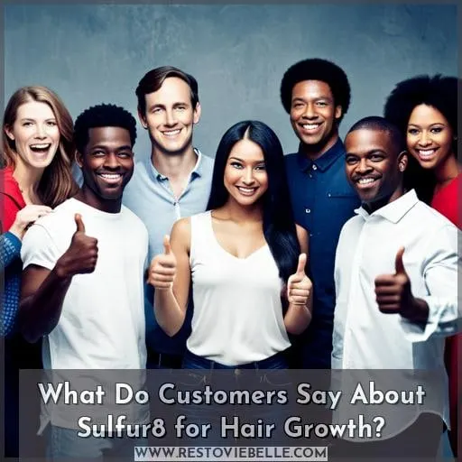 What Do Customers Say About Sulfur8 for Hair Growth