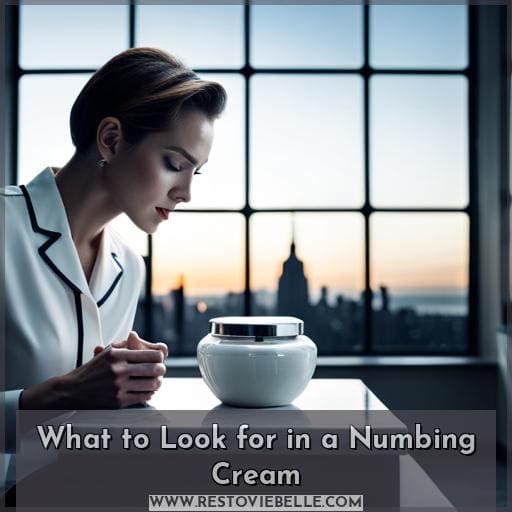 What to Look for in a Numbing Cream