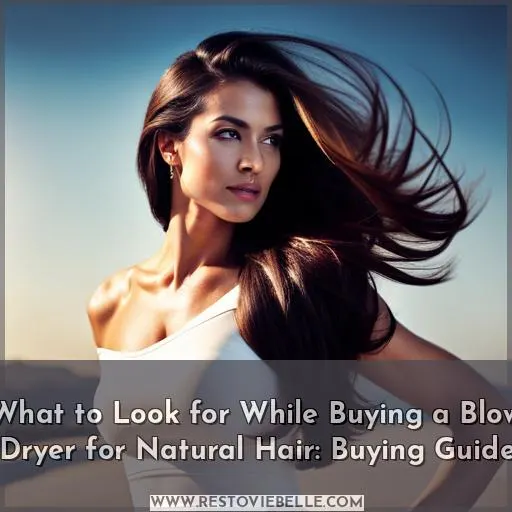 What to Look for While Buying a Blow Dryer for Natural Hair: Buying Guide