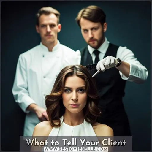 What to Tell Your Client