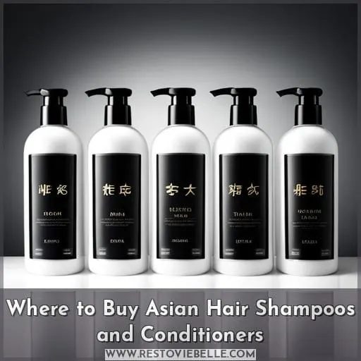 Where to Buy Asian Hair Shampoos and Conditioners