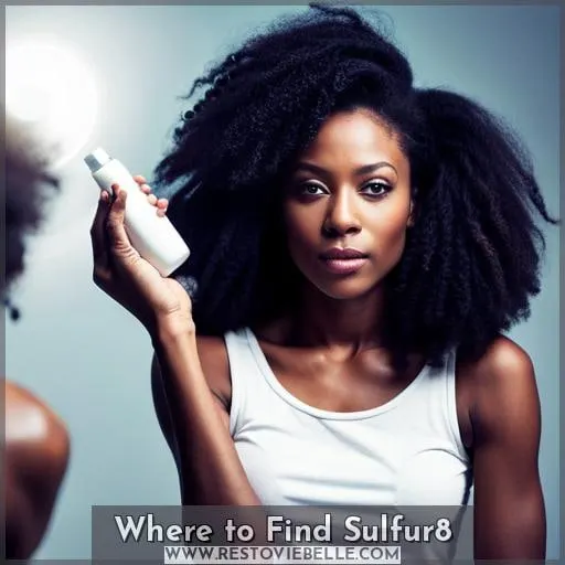 Where to Find Sulfur8