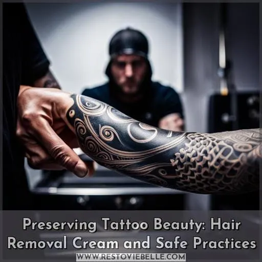 will hair removal cream damage a tattoo