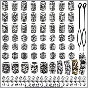 YMHPRIDE 80 Pieces Viking Beard