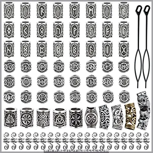 YMHPRIDE 80 Pieces Viking Beard
