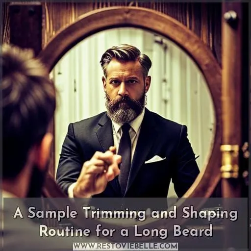 A Sample Trimming and Shaping Routine for a Long Beard