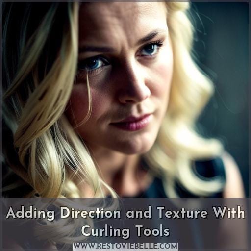 Adding Direction and Texture With Curling Tools