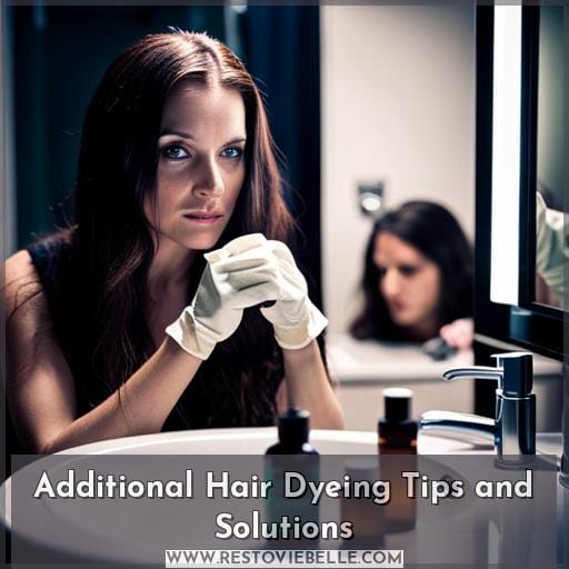 Additional Hair Dyeing Tips and Solutions