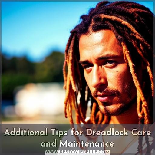 Additional Tips for Dreadlock Care and Maintenance