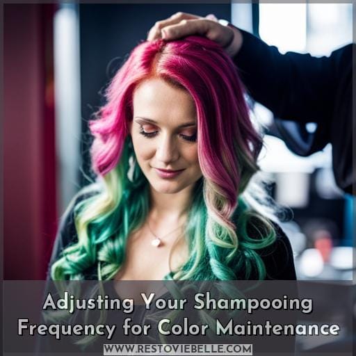 Adjusting Your Shampooing Frequency for Color Maintenance