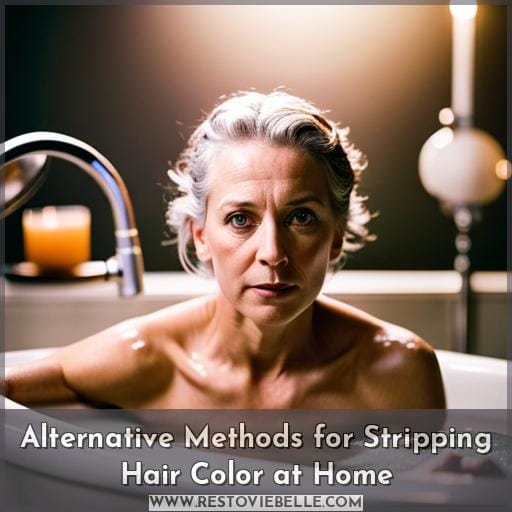 Alternative Methods for Stripping Hair Color at Home