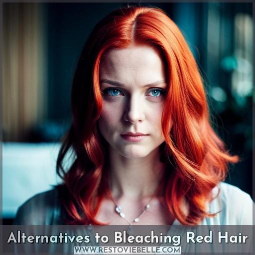 Alternatives to Bleaching Red Hair