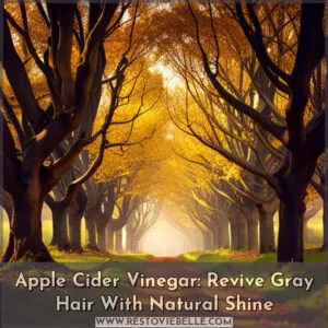 apple cider vinegar for gray hair