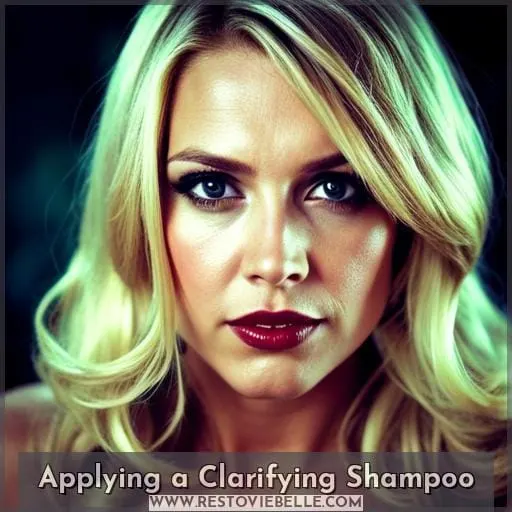 Applying a Clarifying Shampoo