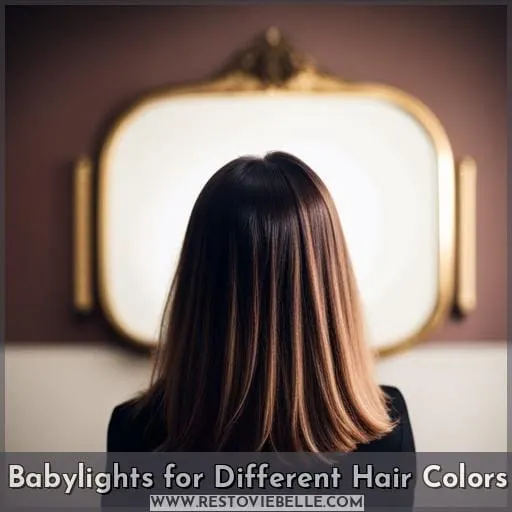Babylights for Different Hair Colors